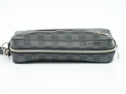 LOUIS VUITTON ポシェット カサイ ダミエ グラフィット クラッチバッグ N41664