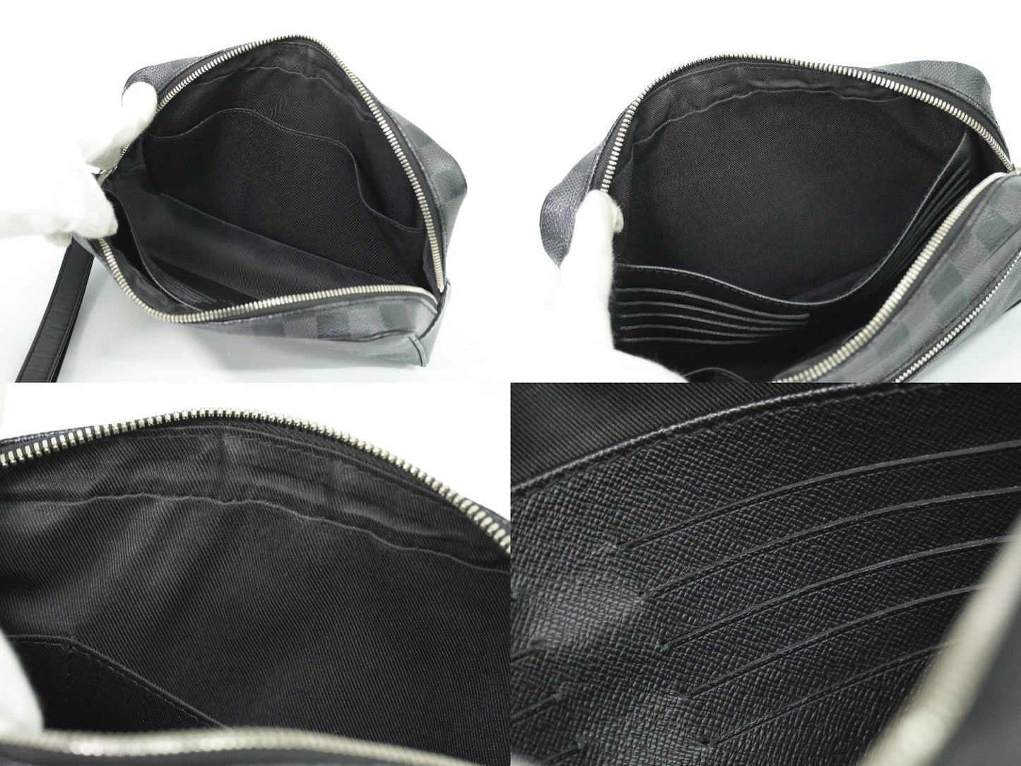 LOUIS VUITTON ポシェット カサイ ダミエ グラフィット クラッチバッグ N41664