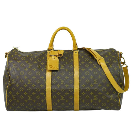 LOUIS VUITTON キーポルバンドリエール 55 モノグラム 2WAY ボストンバッグ M41414