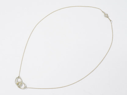 TIFFANY & Co. ダブルループ 925 ネックレス シルバー