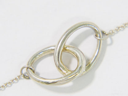 TIFFANY & Co. ダブルループ 925 ネックレス シルバー