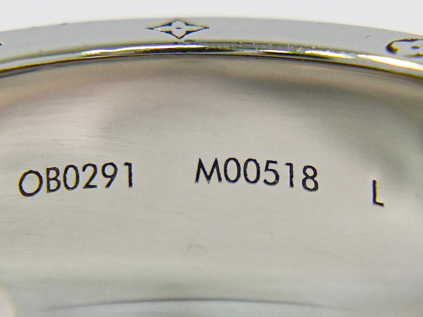 LOUIS VUITTON バーグ LVカラーズ リング 指輪 L 21.5号 メタル イエロー M00518