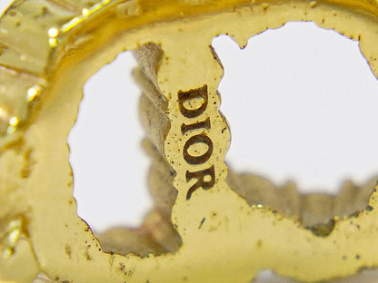 DIOR CDロゴ ラインストーン リング S 10.5号 GP