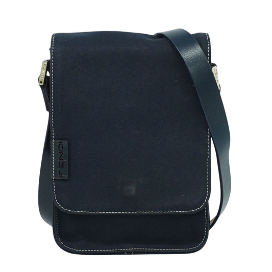 FENDI ショルダーバッグ ネイビー 16071