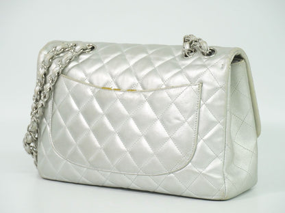 CHANEL ココマーク マトラッセ ショルダーバッグ シルバー