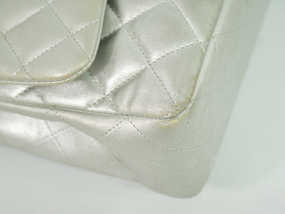 CHANEL ココマーク マトラッセ ショルダーバッグ シルバー