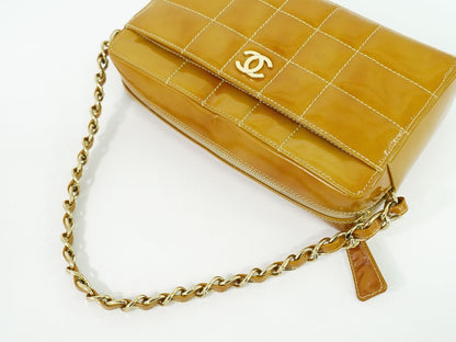 CHANEL ココマーク チョコバー ハンドバッグ ベージュ