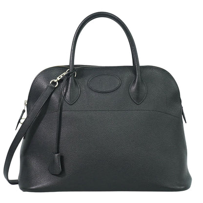 HERMES ボリード 35 2WAY ショルダーバッグ □J刻 ブラック