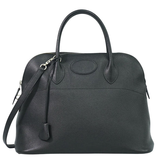 HERMES ボリード 35 2WAY ショルダーバッグ □J刻 ブラック