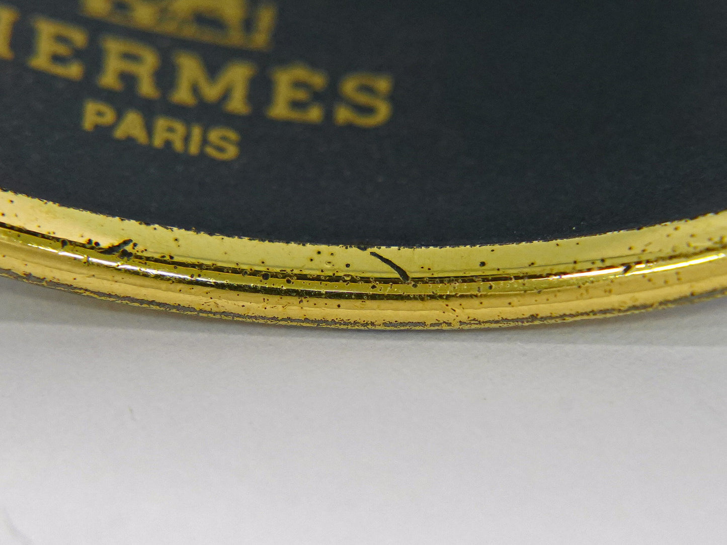 HERMES エマイユ GM バングル 七宝焼 GP ブルー