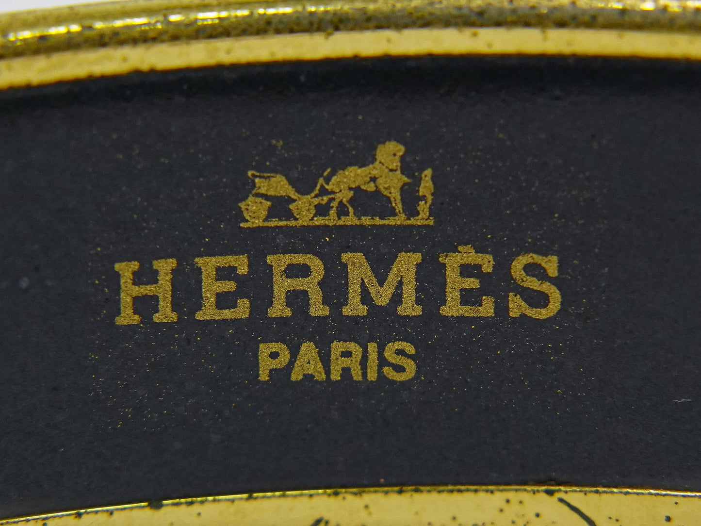 HERMES エマイユ GM バングル 七宝焼 GP ブルー