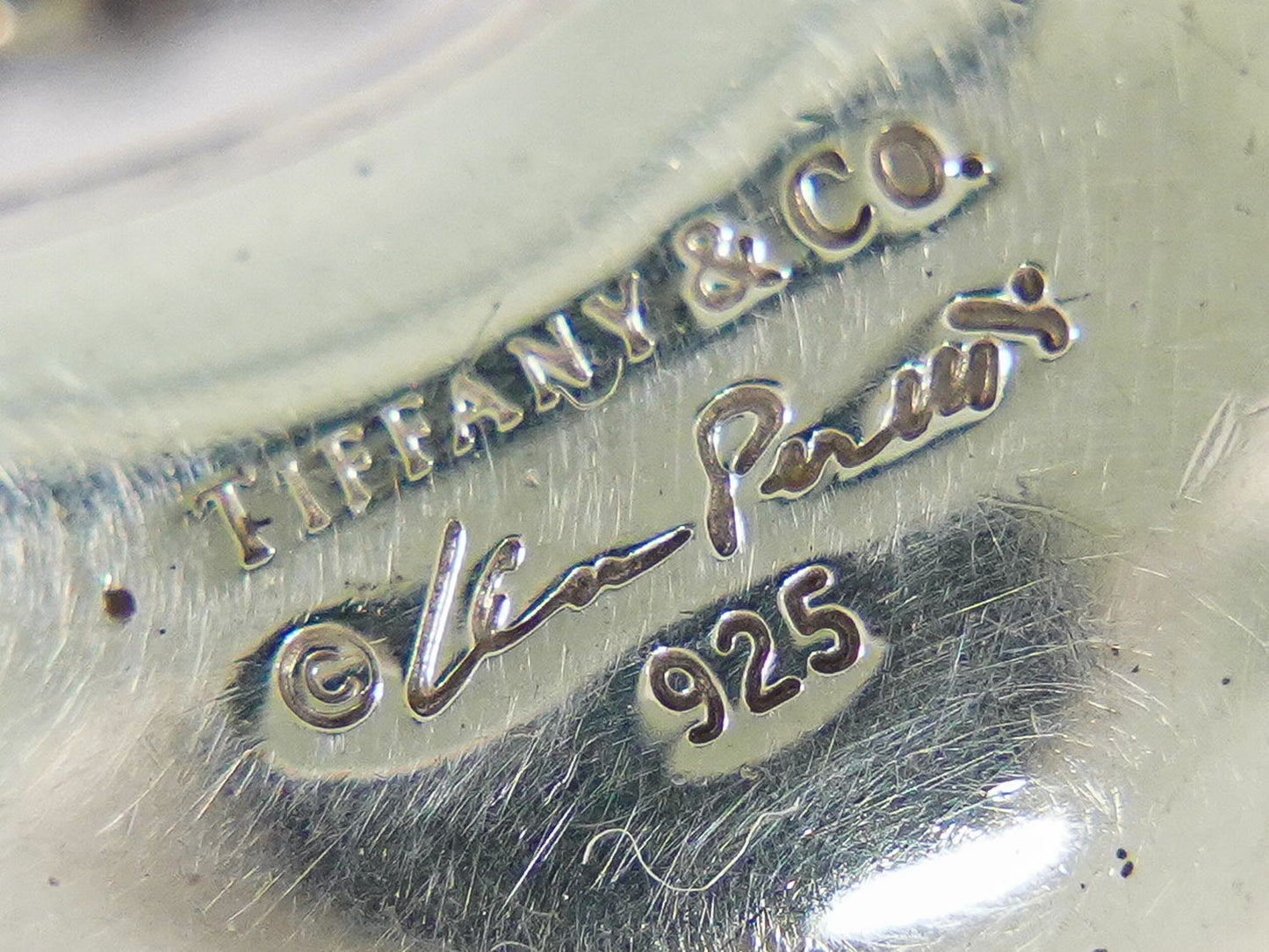 TIFFANY & Co. ビーン 925 ネックレス シルバー