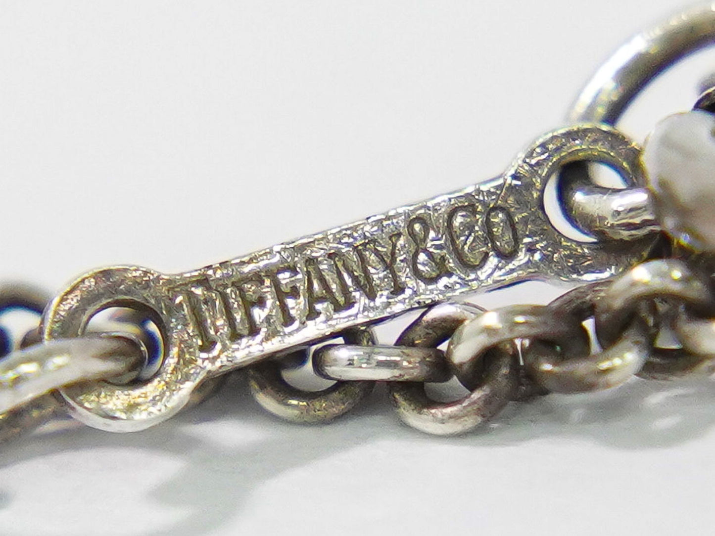 TIFFANY & Co. ビーン 925 ネックレス シルバー