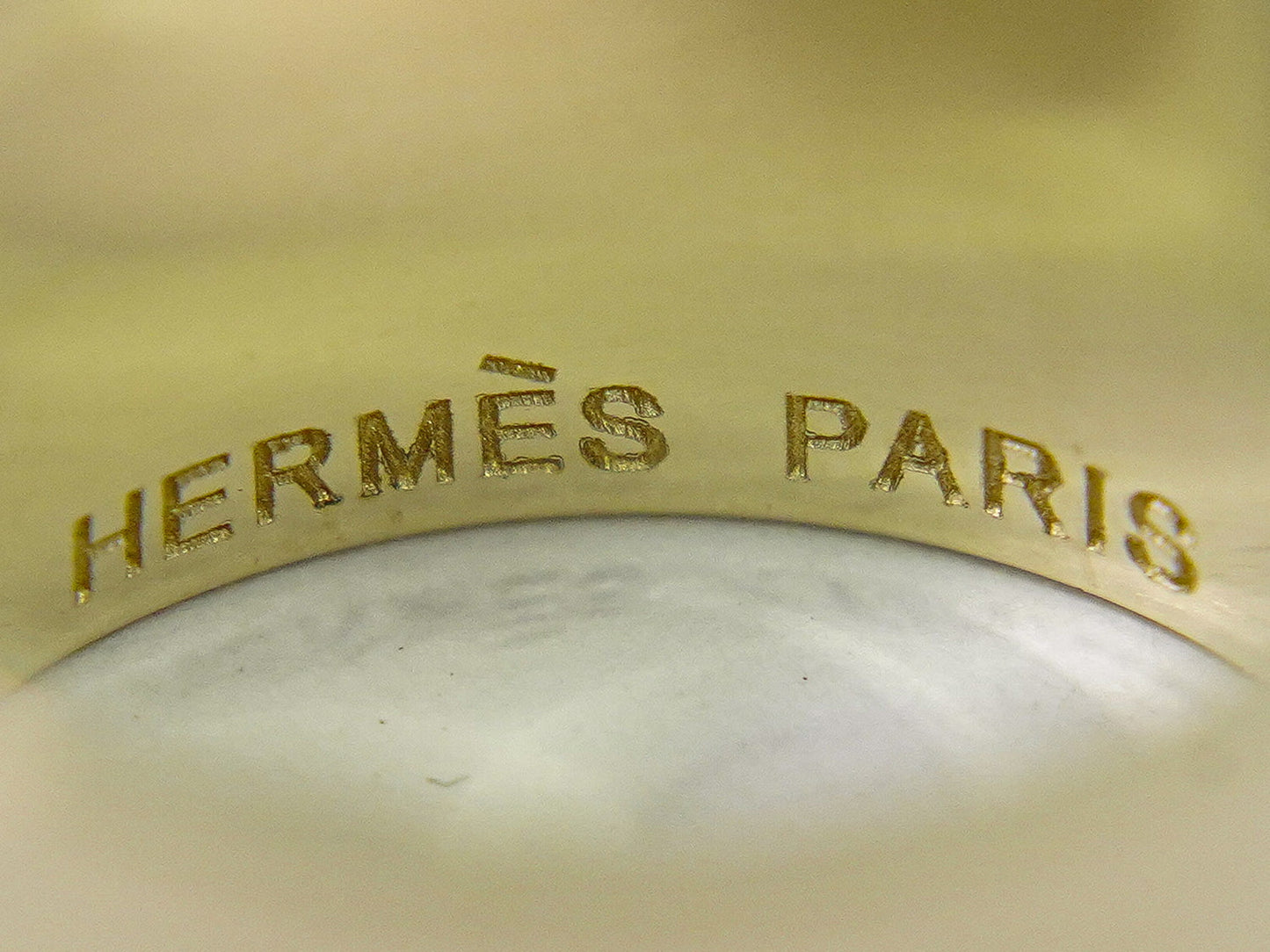 HERMES エヴリン スカーフリング GP ゴールド