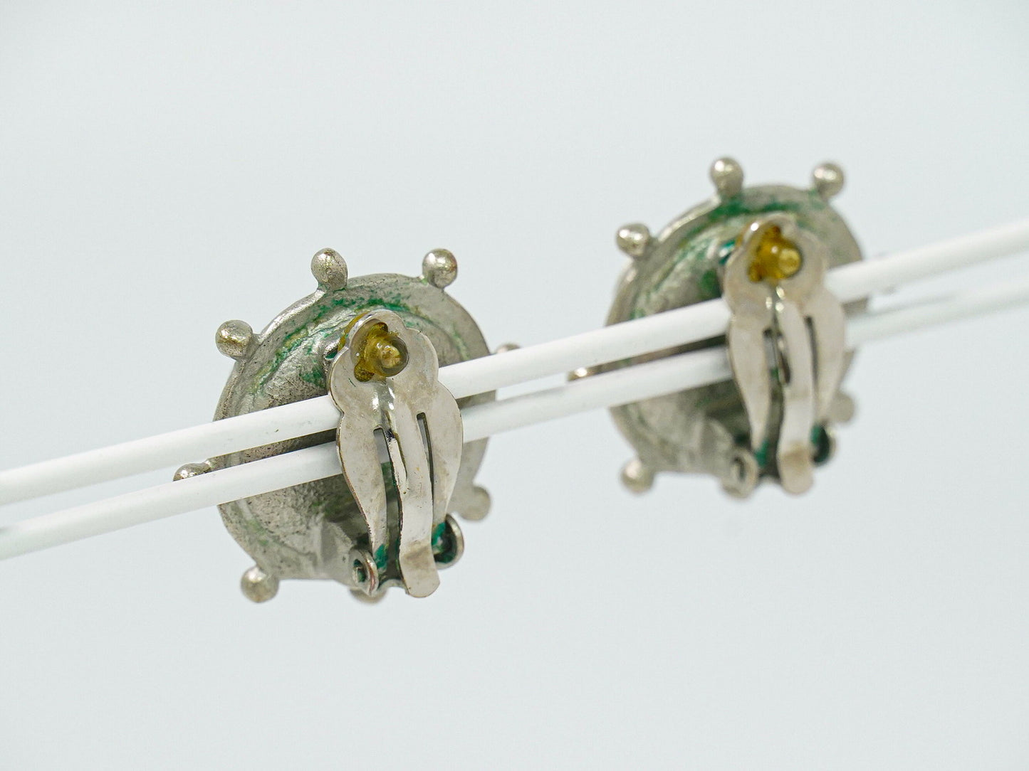 CHANEL ココマーク ラインストーン メタル イヤリング