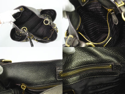 PRADA ショルダーバッグ ゴールド系