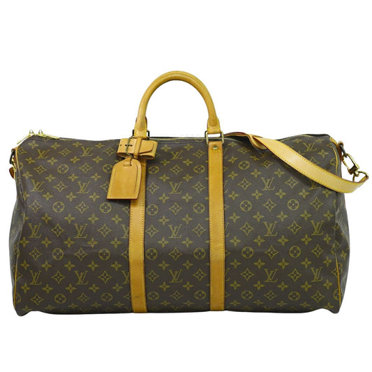 LOUIS VUITTON キーポルバンドリエール 55 モノグラム 2WAY ボストンバッグ M41414