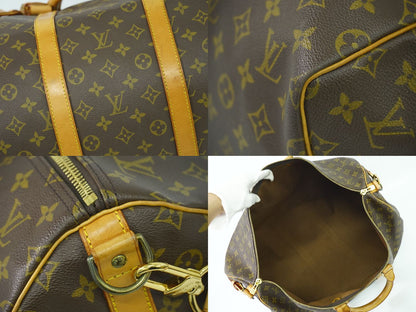 LOUIS VUITTON キーポルバンドリエール 55 モノグラム 2WAY ボストンバッグ M41414