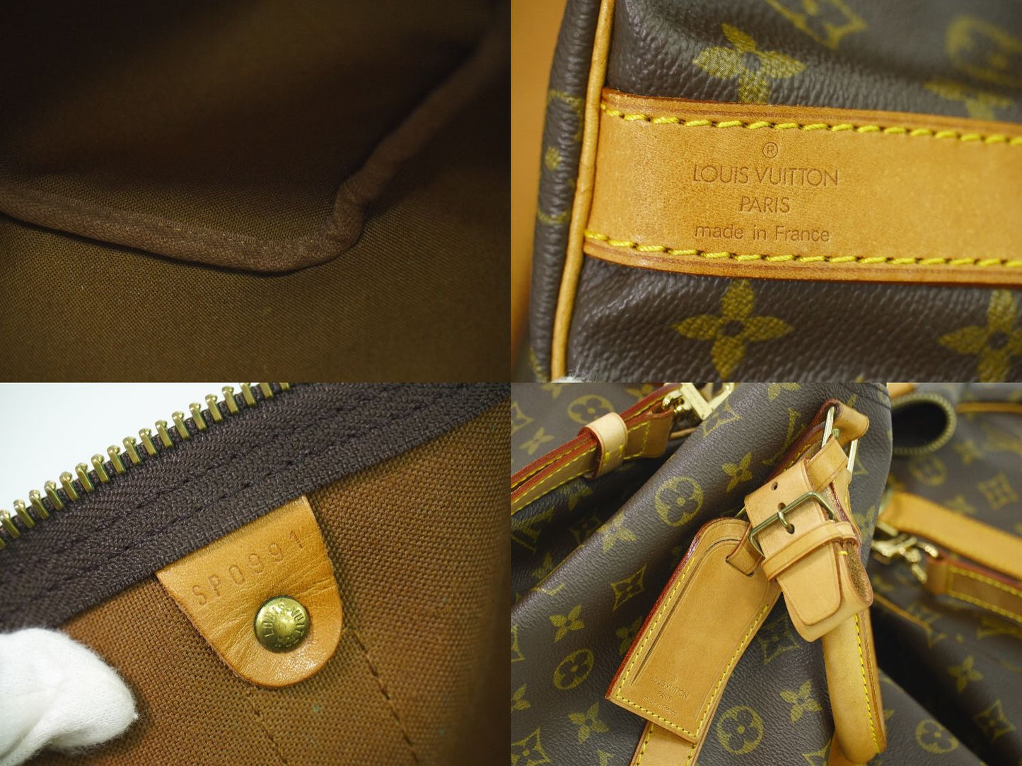 LOUIS VUITTON キーポルバンドリエール 55 モノグラム 2WAY ボストンバッグ M41414