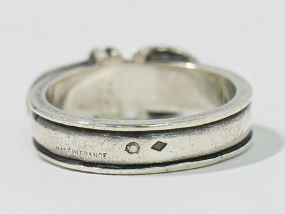 HERMES サンチュール ベルト モチーフ 925 リング 12.5号 シルバー