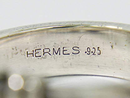 HERMES サンチュール ベルト モチーフ 925 リング 12.5号 シルバー