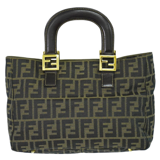 FENDI ズッカ ハンドバッグ ブラウン 26329