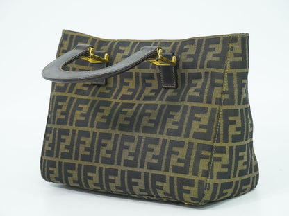 FENDI ズッカ ハンドバッグ ブラウン 26329