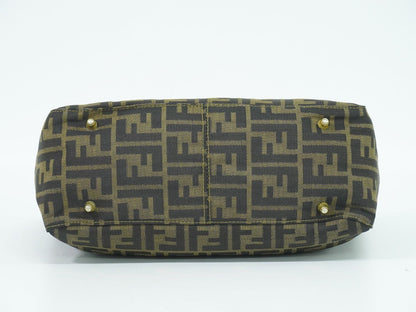 FENDI ズッカ ハンドバッグ ブラウン 26329