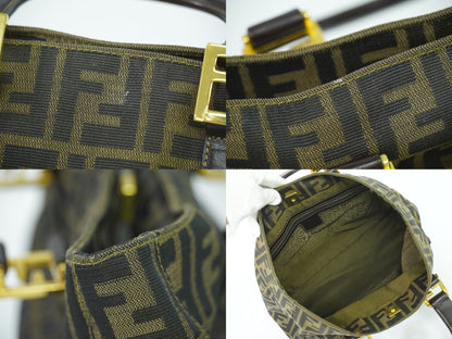 FENDI ズッカ ハンドバッグ ブラウン 26329