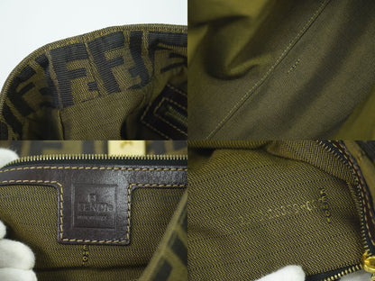 FENDI ズッカ ハンドバッグ ブラウン 26329