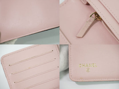 CHANEL ココマーク マイクロマトラッセ 長財布 ブラック