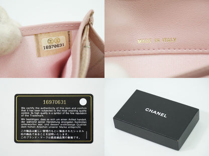 CHANEL ココマーク マイクロマトラッセ 長財布 ブラック