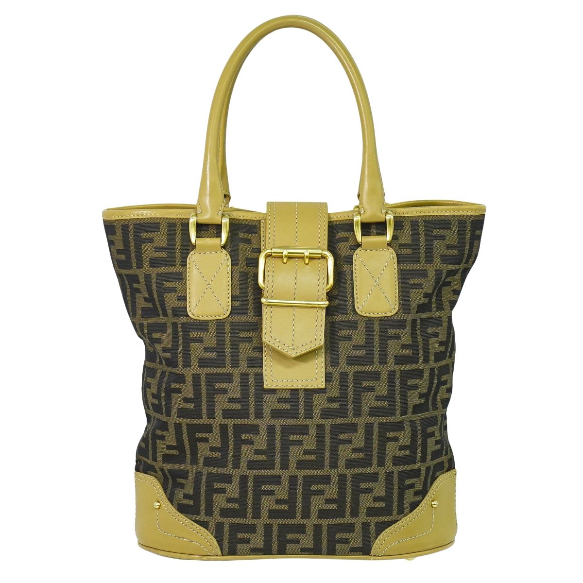 FENDI ズッカ トートバッグ ブラウン 8BH091