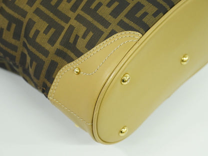 FENDI ズッカ トートバッグ ブラウン 8BH091