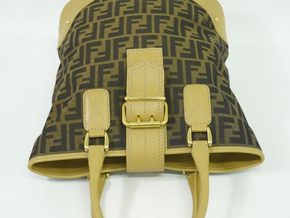 FENDI ズッカ トートバッグ ブラウン 8BH091