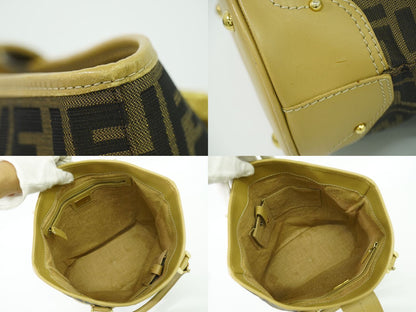 FENDI ズッカ トートバッグ ブラウン 8BH091