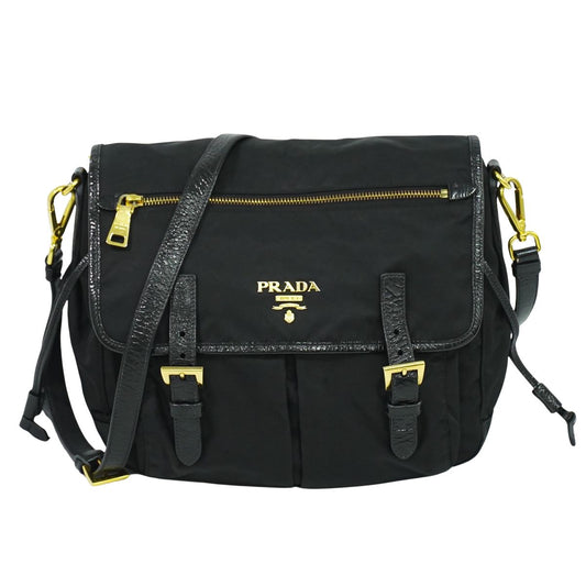 PRADA ナイロン ショルダーバッグ ブラック