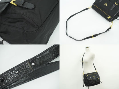 PRADA ナイロン ショルダーバッグ ブラック