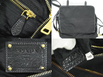 PRADA ナイロン ショルダーバッグ ブラック