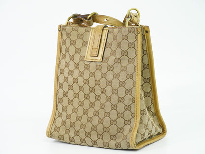 GUCCI GGキャンバス ショルダーバッグ ベージュ 110292