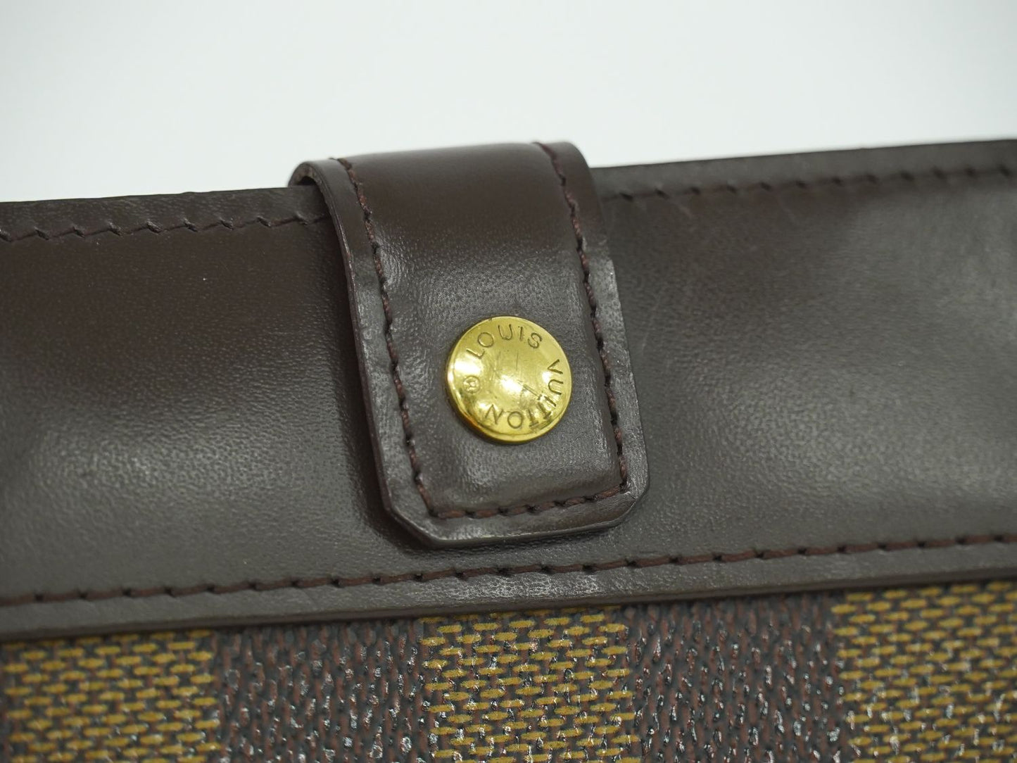 LOUIS VUITTON コンパクト ジップ ダミエ エベヌ 折財布 N61668