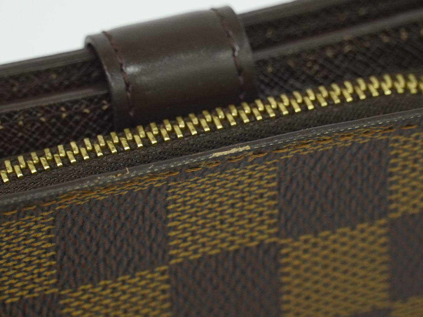 LOUIS VUITTON コンパクト ジップ ダミエ エベヌ 折財布 N61668
