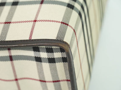 BURBERRY ノバチェック ハンドバッグ ベージュ ブラウン