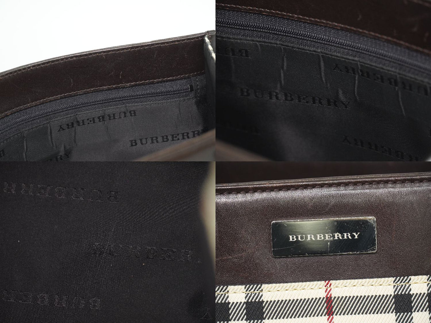 BURBERRY ノバチェック ハンドバッグ ベージュ ブラウン