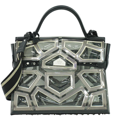 DELVAUX タンペート グラディエーター 2WAY ショルダーバッグ クリア シルバー