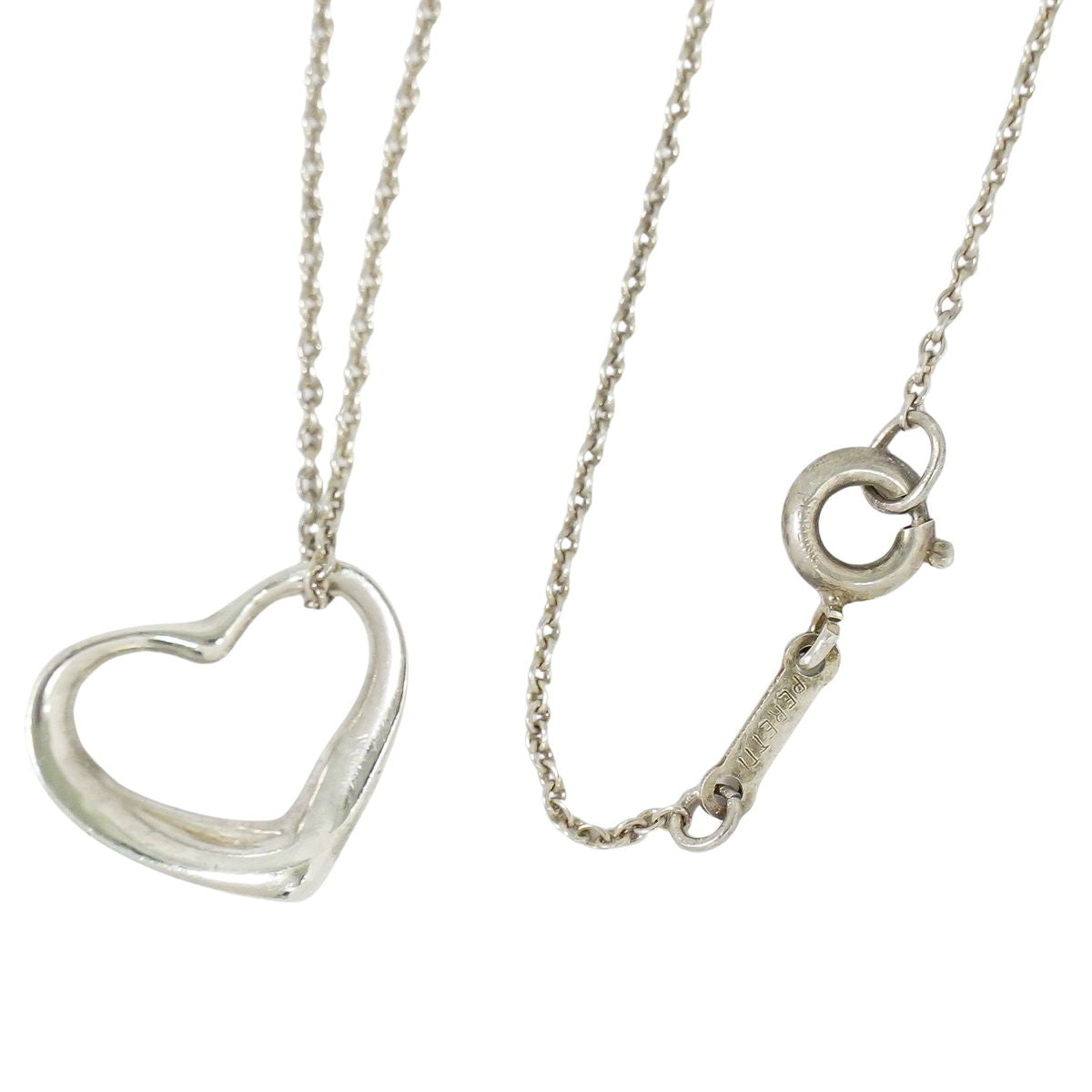TIFFANY & Co. オープンハート STERLING ネックレス シルバー
