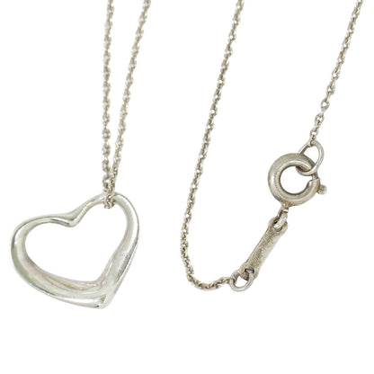 TIFFANY & Co. オープンハート STERLING ネックレス シルバー