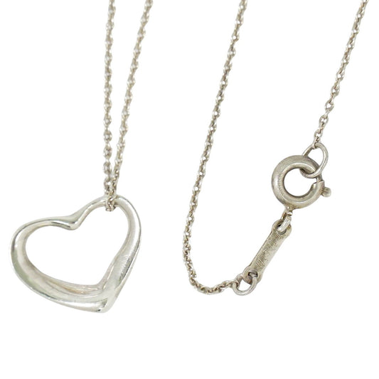 TIFFANY & Co. オープンハート STERLING ネックレス シルバー