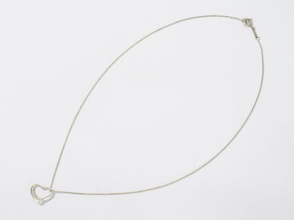 TIFFANY & Co. オープンハート STERLING ネックレス シルバー