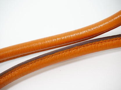 HERMES ガーデンパーティ PM トゴ レザー トートバッグ □N刻 オレンジ